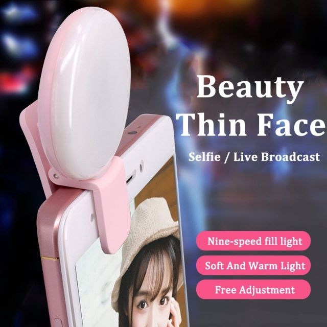 ĐÈN LED HỖ TRỢ ĐIỆN THOẠI CHỤP SELFIE CỰC ĐẸP | BigBuy360 - bigbuy360.vn