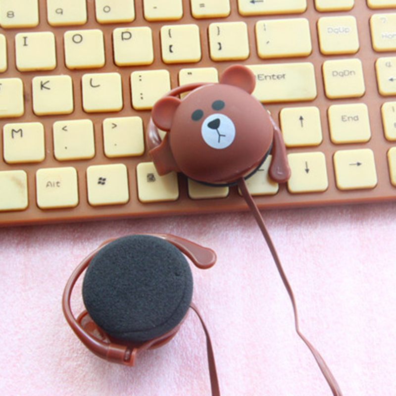 Tai nghe đeo vành tai họa tiết hoạt hình dễ thương cho nam và nữ