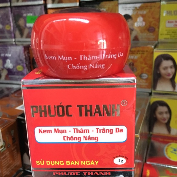Kem mụn thâm trắng da chống nắng. phước thanh 4g