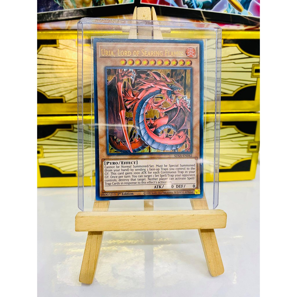 [ Dưa Hấu Yugioh ] Lá bài thẻ bài Combo Tà Thần 5 lá Uria Hamon Raviel - Ultra Rare - Tặng bọc bài nhựa bảo quản