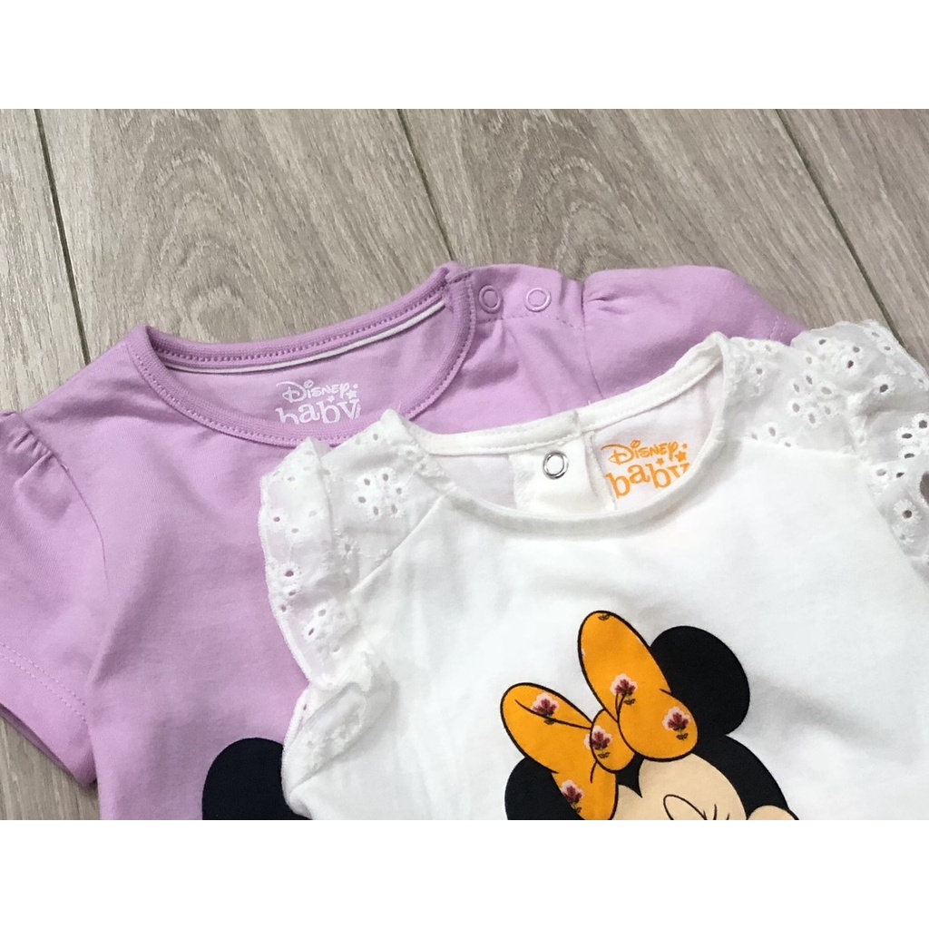 Set bộ cotton mickey minnie quần legging cho bé gái từ 8 đến 15 kg