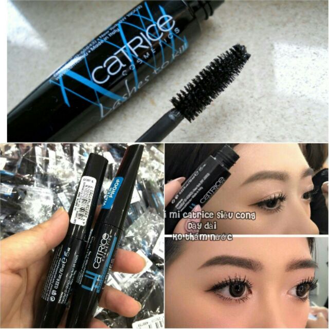 Mascara chống thấm Catrice Lashes To Kill Waterproof Volume