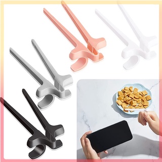 New 1 pair of finger clamp chopsticks support adult eating practice in stock