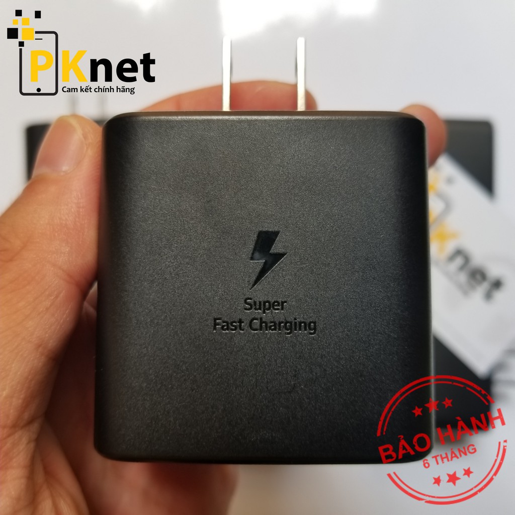 Bộ sạc siêu nhanh 45W chính hãng Samsung cho Note10 plus/S20/Note20 CHÂN DẸT + Cáp Type C to Type C 5A chính hãng. | BigBuy360 - bigbuy360.vn