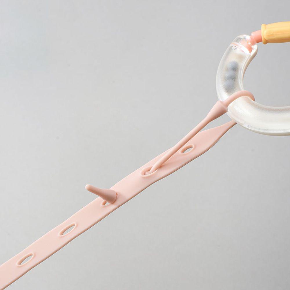 LAYOR1 Dây Đeo Bình Sữa Bằng Silicon An Toàn Chống Rơi Kiểu Hoạt Hình Động Vật Dễ Thương Cho Bé