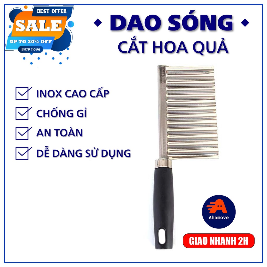 Dao sóng cắt lượn sóng tạo tỉa sóng rau câu khúc bạch củ hoa quả trái cây benhome68