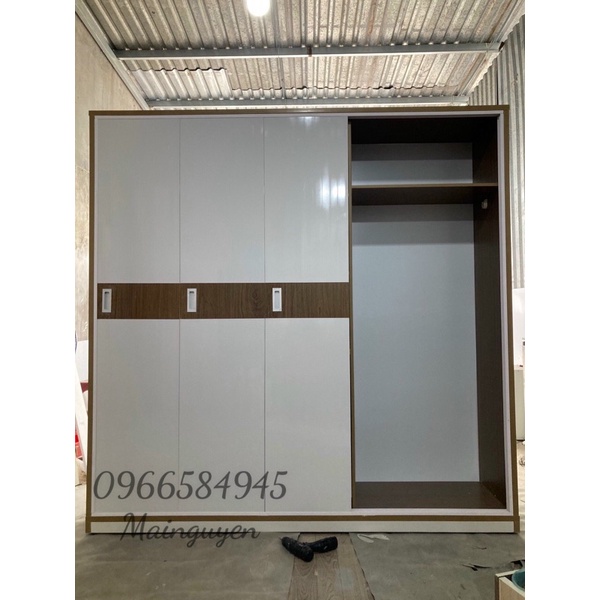 Tủ quần áo nhựa đài loan 5 cánh lùa 2mx2m FREESHIP HCM 15km