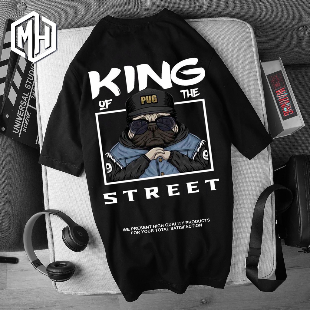 Áo phông tay lỡ form rộng cotton 4 chiều thoáng mát King Of The Street - MH Store