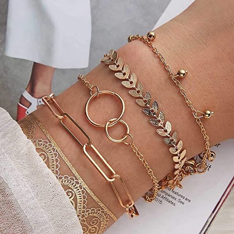 Vòng tay nhiều lớp phong cách bohemian cổ điển thời trang cho nữ