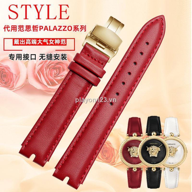 Đồng hồ đeo tay Versace PALAZZO EMPIRE Medusa mặt chữ U dây da thời trang cho nữ