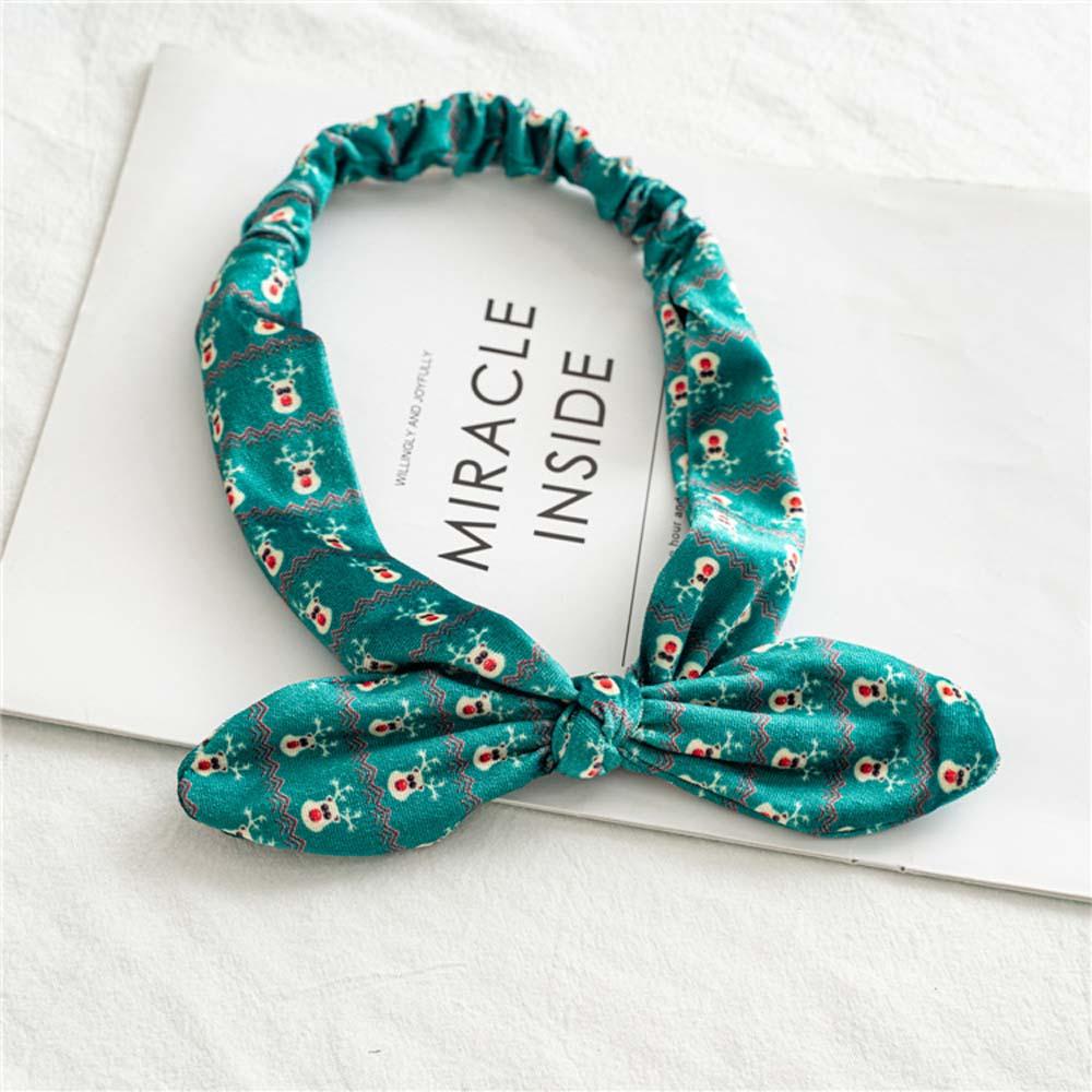 IVORY Băng Đô Cài Tóc Vải Nỉ Thiết Kế Thắt Nút Phong Cách Giáng Sinh Ngọ