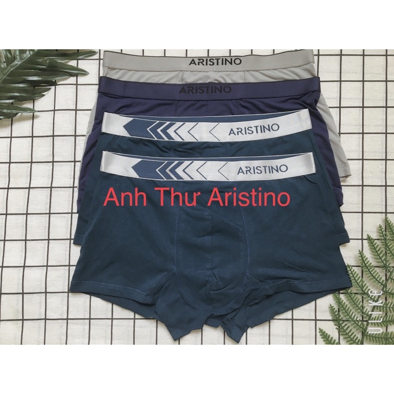 ⚡Combo 4 quần sịp đùi Aristino ⚡, quần lót nam Aristino cotton thoáng mát, phong cách, 🍀ảnh video cận chất vải🍀