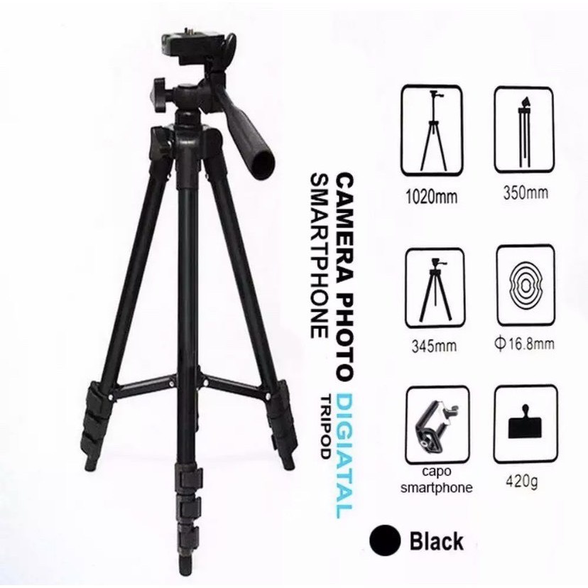 [HÀNG HOT] GẬY CHỤP ẢNH 3 CHÂN TRIPOD 3120 CHO ĐIỆN THOẠI, MÁY ẢNH