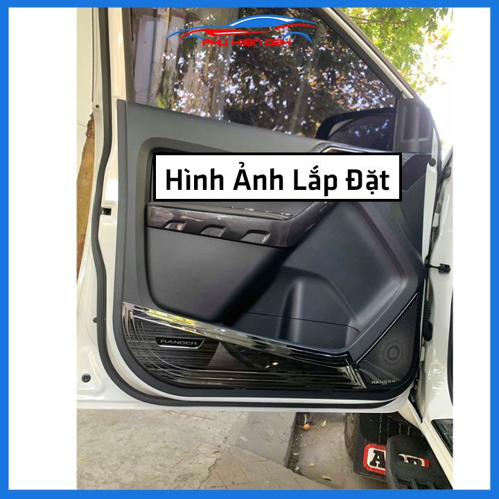 Bộ ốp tapli Ranger 2016-2021 vân Titan chống xước va đập khi mở cửa và làm đẹp xe