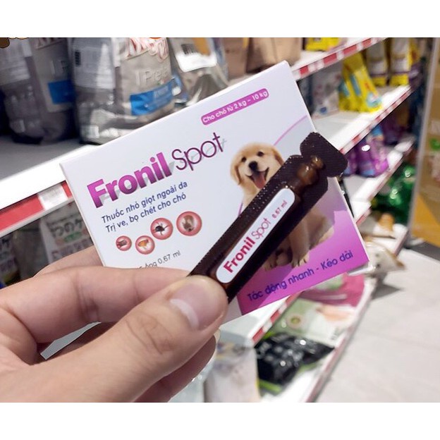 3 ống Thu.ốc Nhỏ Gáy Tr.ị Rận Fronil Spot