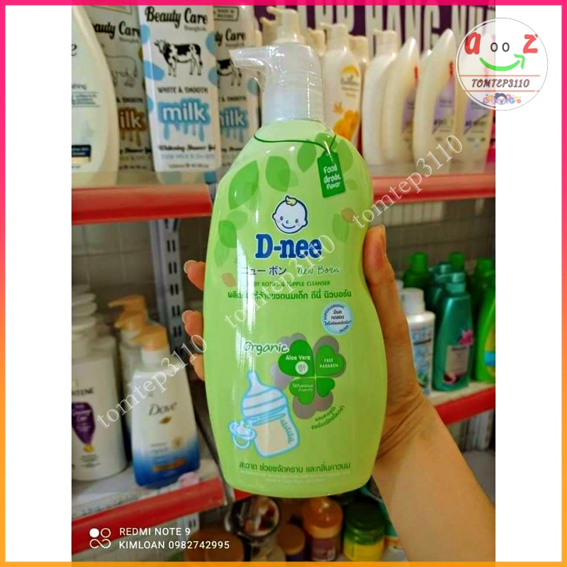 Nước Rửa Bình Sữa Dnee ORGANIC 600ml/620ml-Date Mới Nhất