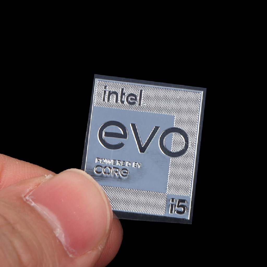 Sticker Kim Loại Dán Trang Trí Máy Tính Intel EVO CORE i9 i7 i5 i3 Thế Hệ 11