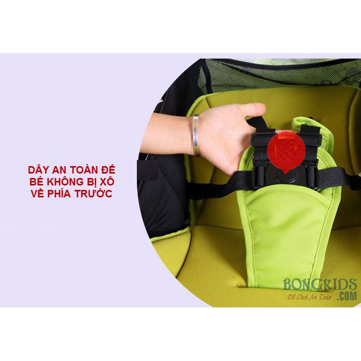 Xe đẩy 2 chiều phối lưới thoáng cao cấp cho bé Seebaby T08