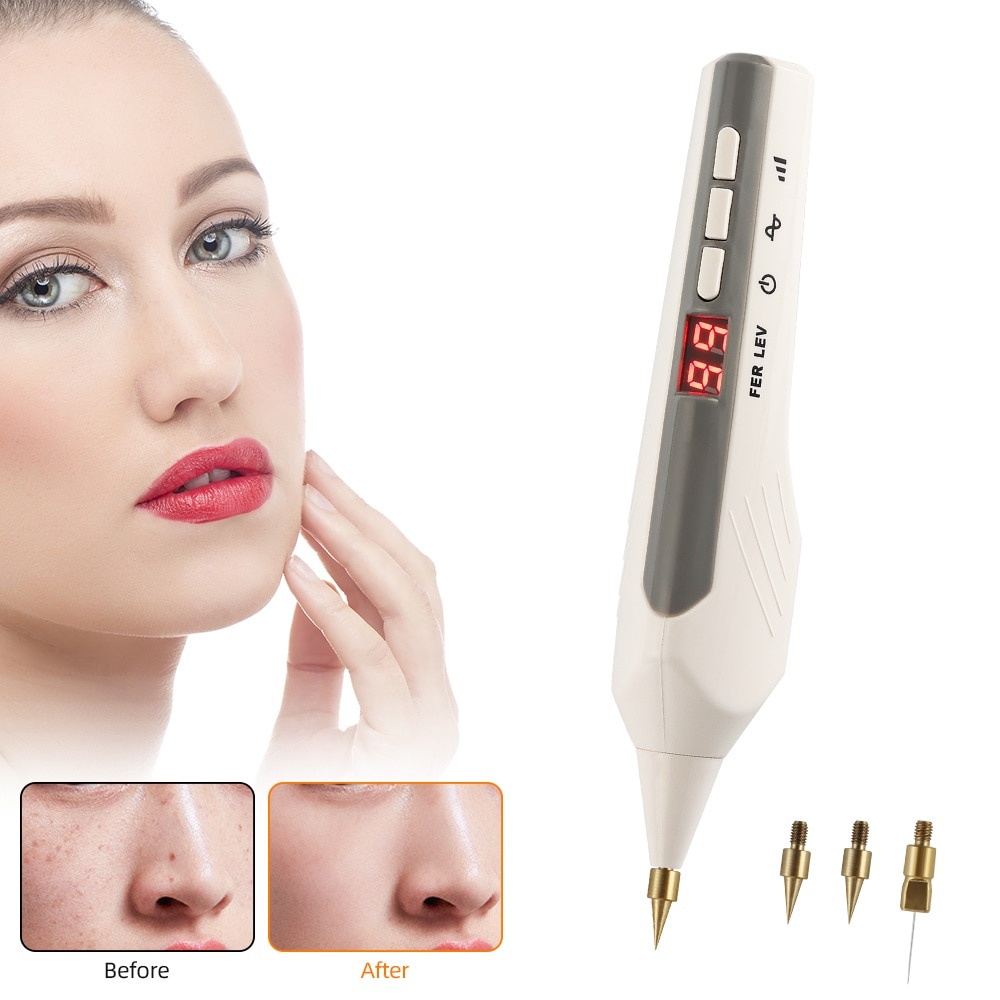 Foreverlily Mãi mãi  Bút Laser 9 Cấp Độ Có Thể Sạc Lại Dùng Hỗ trợ giảm tàn nhang Đốm Đen Và Tàn Nhang