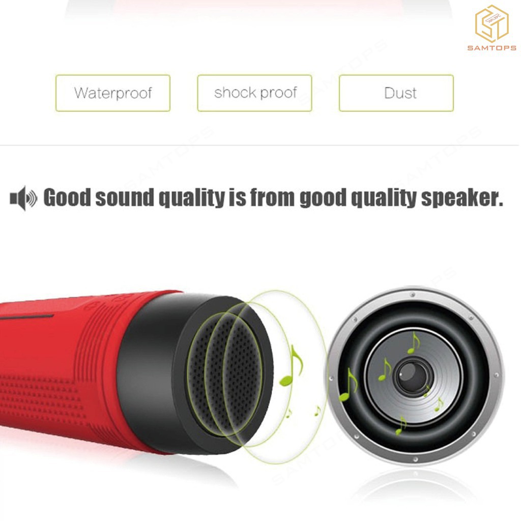 Loa Bluetooth ZEALOT S1 không dây chống thấm nước