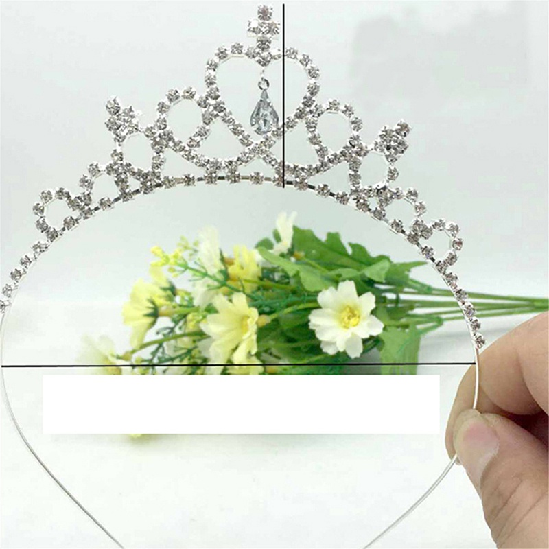 Vương Miện Công Chúa Đính Đá Pha Lê Cho Bé Gái