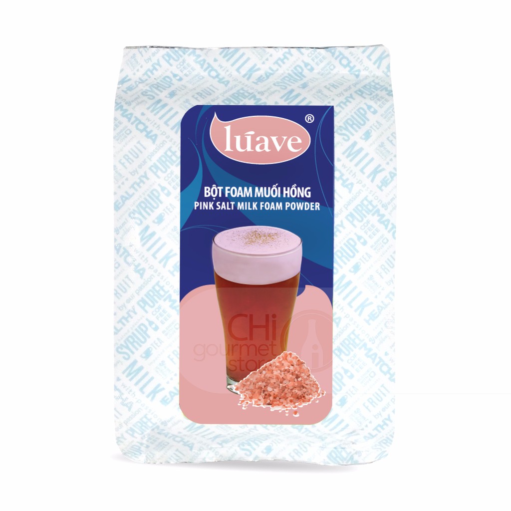 Bột Milk Foam Muối Hồng Luave 500g