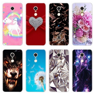 Ốp Lưng Silicone Mềm In Hình Hoạt Hình Đáng Yêu Cho Xiaomi Redmi 5 Plus / Redmi 6 / Redmi 6a Redmi5 5 Plus 6 A6 Redmi6A