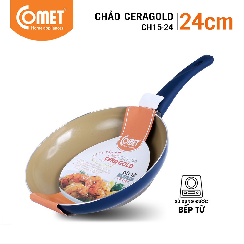 Chảo từ chống dính cao cấp Ceragold Comet CH15-24