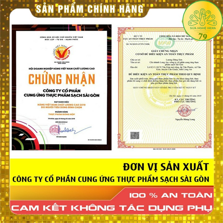 [Chính hãng] 2 HỘP SỮA NGHỆ CAO CẤP HERA 500g, Lợi sữa,Hết đau bao tử, nhanh lành vết thương, cho hệ tiêu hóa khỏe mạnh | BigBuy360 - bigbuy360.vn
