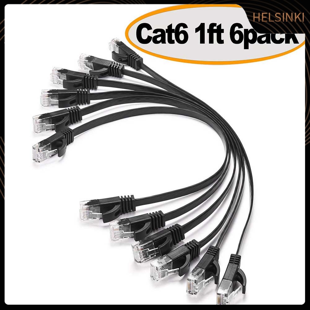 Set 6 Dây Cáp Mạng Lan Rj45 Cat 6 Chuyên Dụng