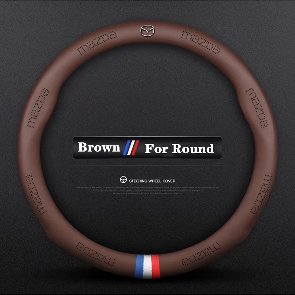 Bao Da PU Bọc Vô Lăng Xe Hơi Mazda 2 3 5 6 Axela Atenza MX5 CX3 CX4 CX5 CX7 CX9 RX8 RX7 MX3 Demio
