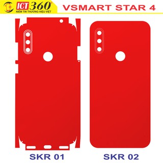Dán Skin,Decal , Dán Vân Cacbon VSmart Star 4