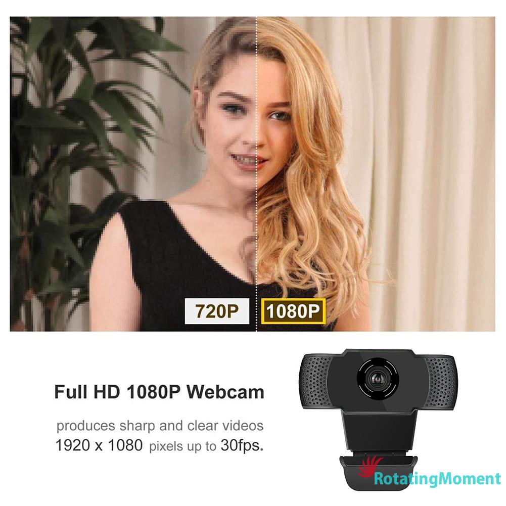Webcam 1080p Hd Usb Có Micro Chống Ồn Toàn Diện Cho Pc | BigBuy360 - bigbuy360.vn