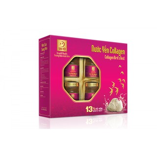 CÁC DÒNG NƯỚC YẾN SONG YẾN 13% TỔ YẾN (6 lọ x 70ml)