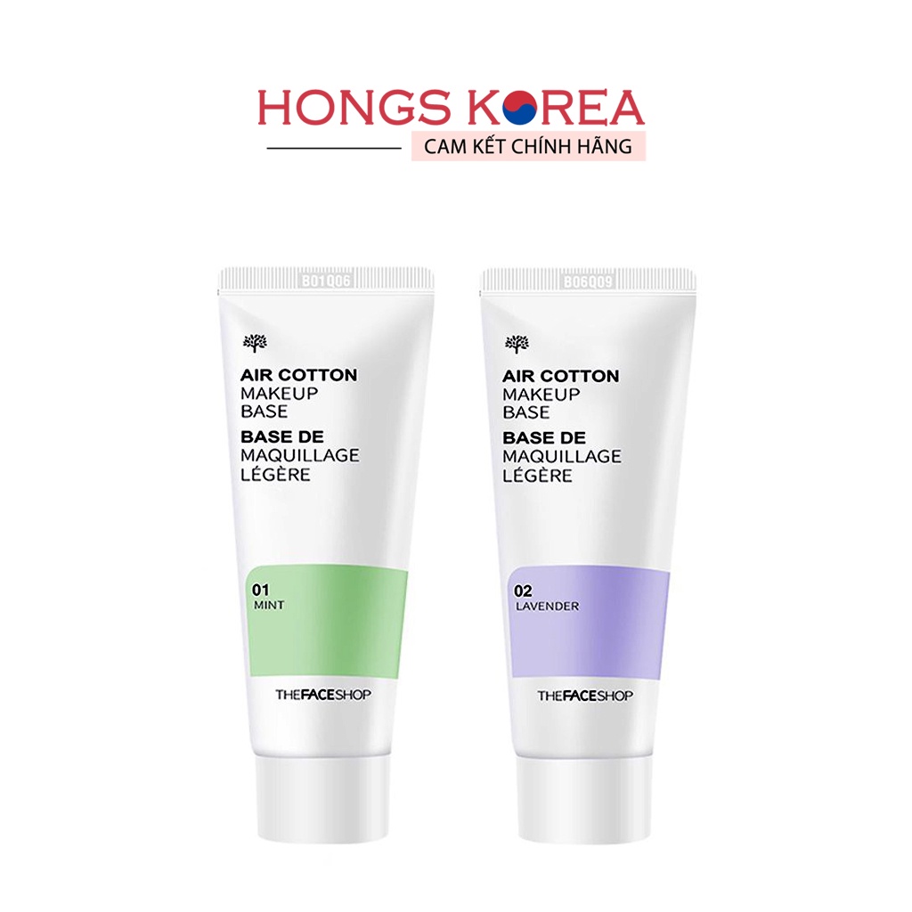 Kem lót TheFaces.Shops Air Cotton Make Up Base 40ml - HONGS KOREA