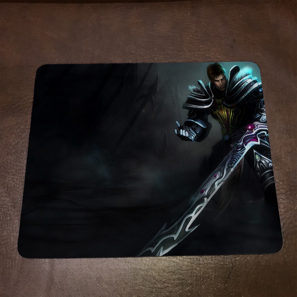 Lót chuột máy tính League of Legends GAREN - Mẫu 1 Mousepad cao su êm ái, nhận in theo yêu cầu