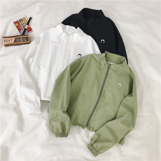 Áo khoác Bomber croptop nữ siêu xinh
