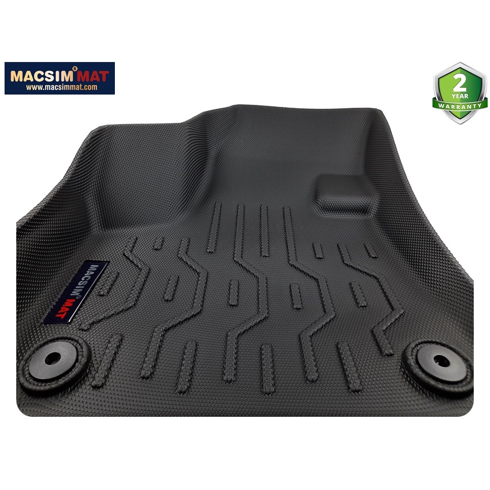 Thảm lót sàn xe ô tô Peugeot 3008 Nhãn hiệu Macsim chất liệu nhựa TPV cao cấp màu be màu đen (FDW-178) - 2 hàng ghế | BigBuy360 - bigbuy360.vn
