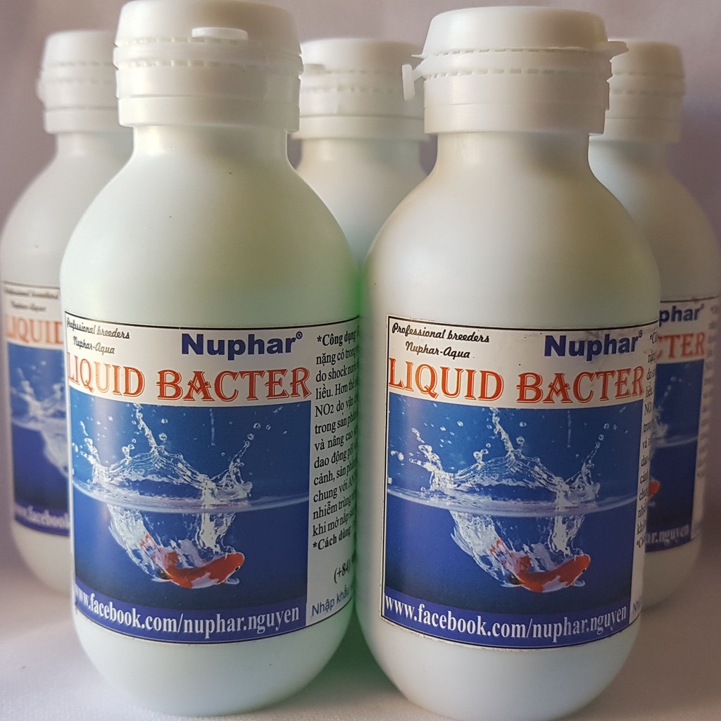 Nuphar Liquid Bacter - Chống Sốc Nước Cho Cá Cảnh