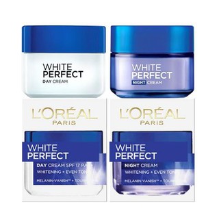 Bộ Sản Phẩm Kem Dưỡng Da Ngày Và Đêm L'Oreal Paris White Perfect 50ml