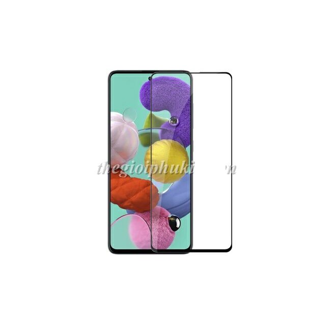 Tấm dán kính cường lực full 5D SamSung Galaxy A71 tràn màn hình FULL KEO