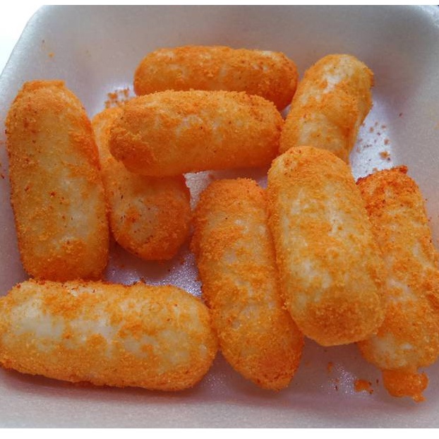 500g Bánh gạo nhân phô mai kèm 100g bột phô mai Hàn Quốc loại ngon