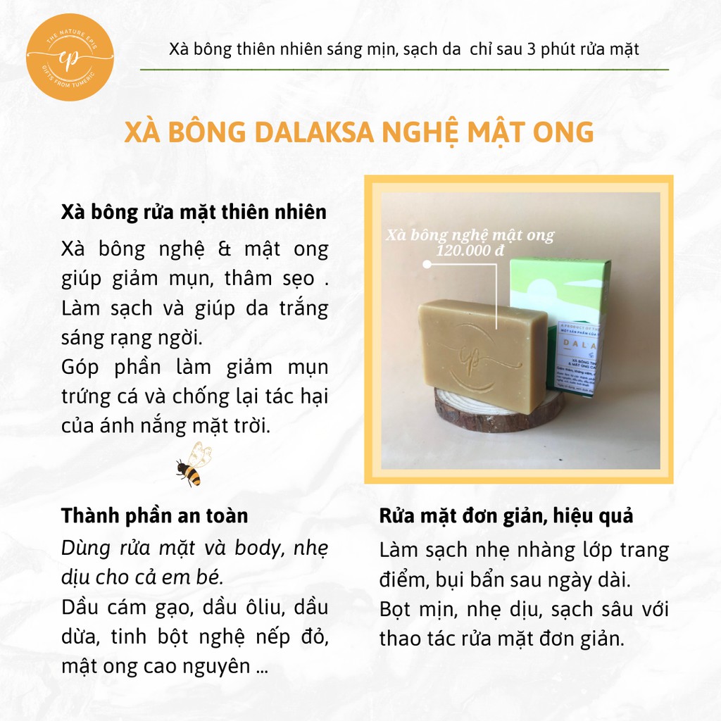 Xà bông nghệ - mật ong