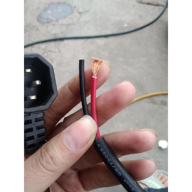 Dây nguồn sạc xe đạp điện chân đực xe 133s