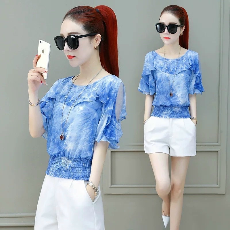 Áo sơ mi voan mềm mát dễ thương NP3368