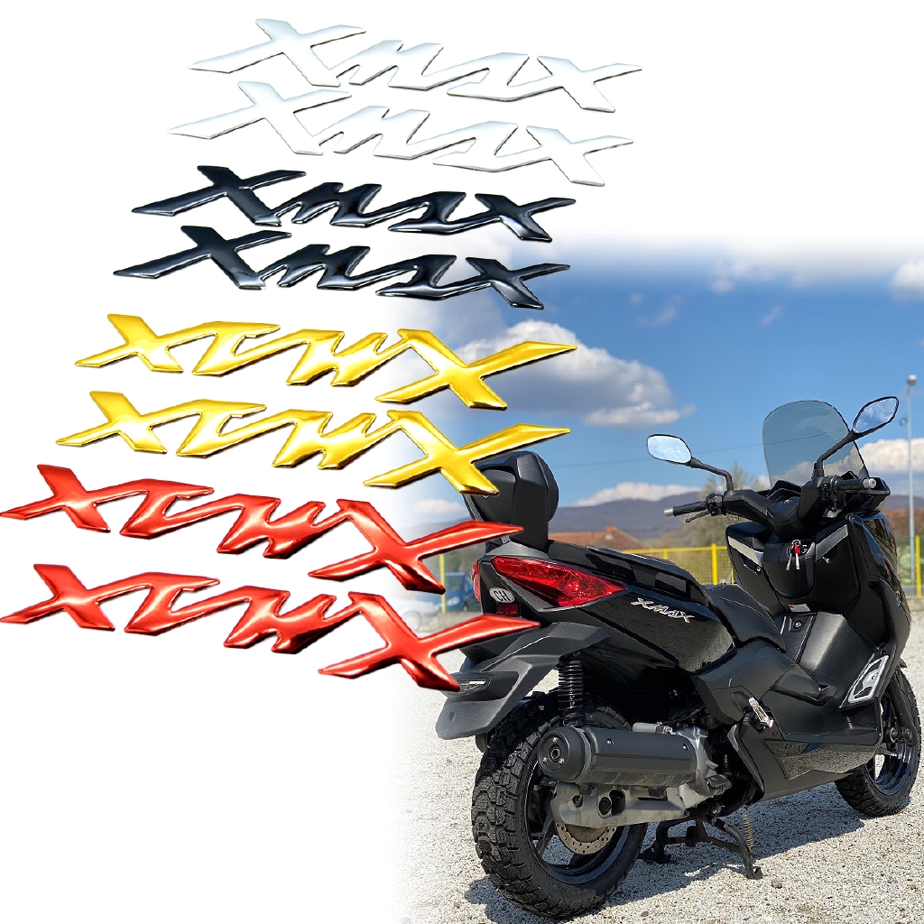 Yamaha X-MAX XMAX 125 250 300 400 Motorcycle 3D Mark Stickers Tank Decals