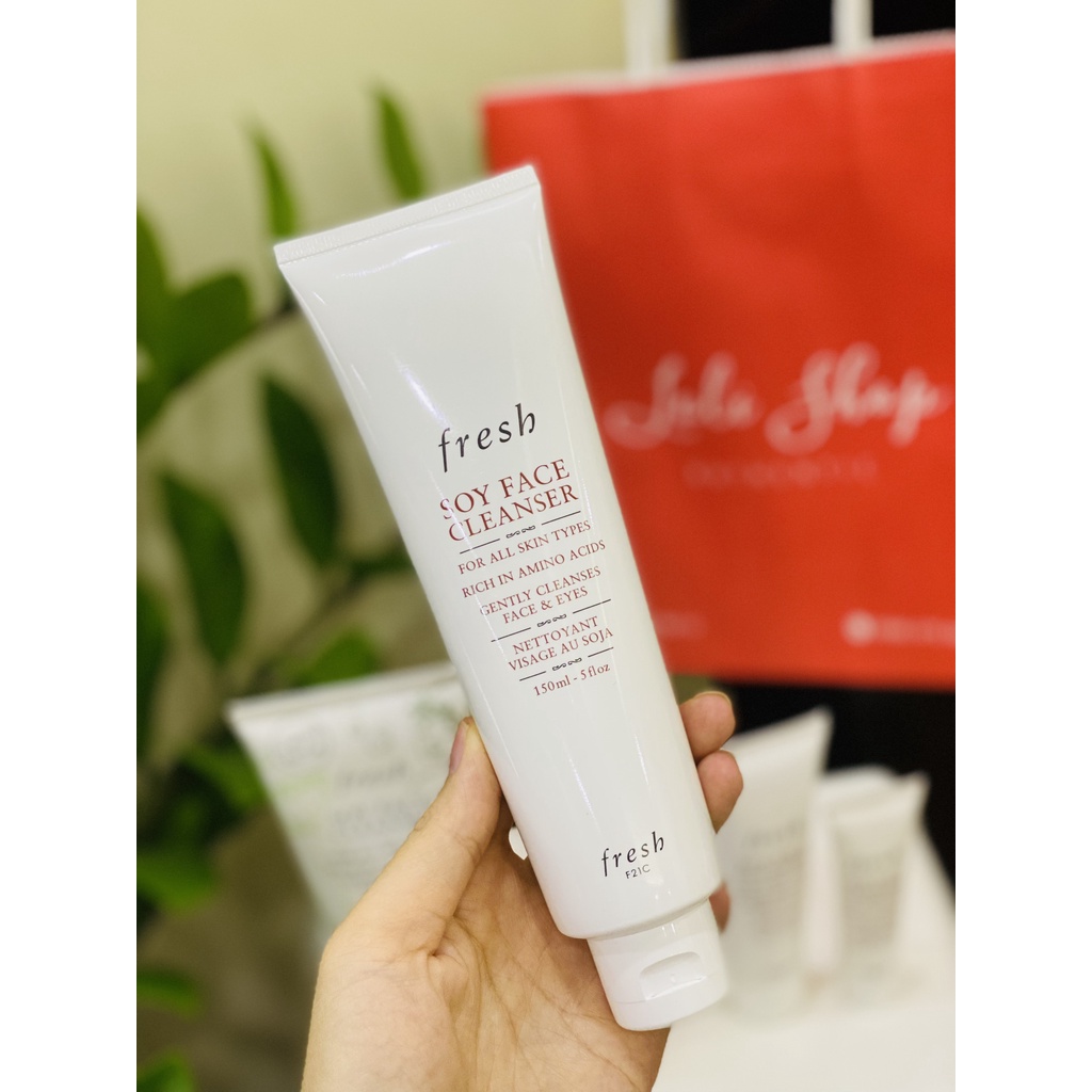 Fresh Sữa Rửa Mặt  Cho Da Nhạy Cảm Fresh Soy Face Cleanser - 20ml 50ml 150ml 200ml