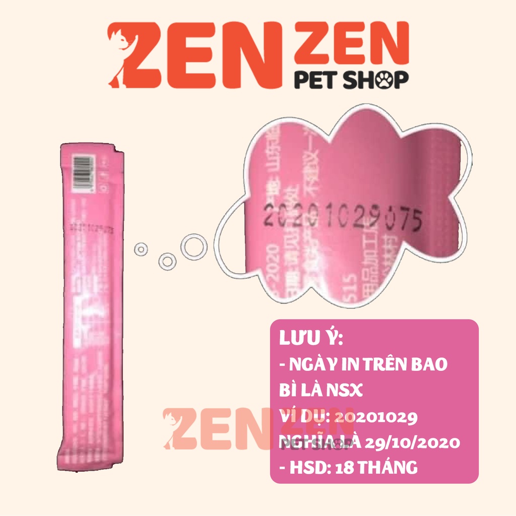 Combo súp thưởng cho mèo 50 thanh mix vị Ciao Wang, Soup thưởng Shizuka, Liebao, Cat Food, Pet snacks - Zen Zen Pet Shop