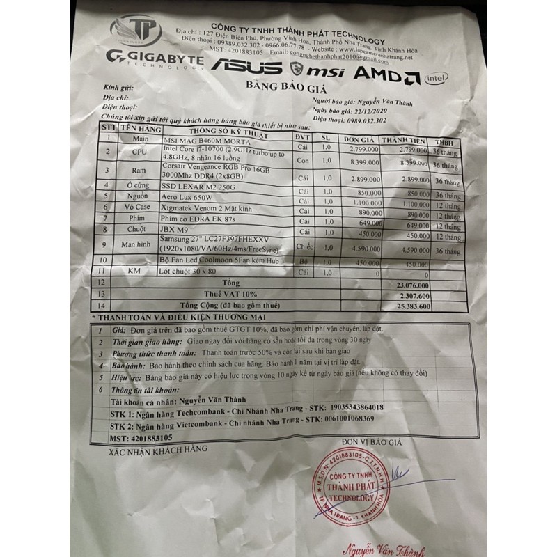 Thanh Lý Bộ Máy Tính i7 | BigBuy360 - bigbuy360.vn