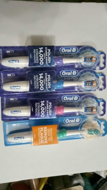 Bàn chải đánh răng cao cấp Oral-B của Mỹ( chạy pin)